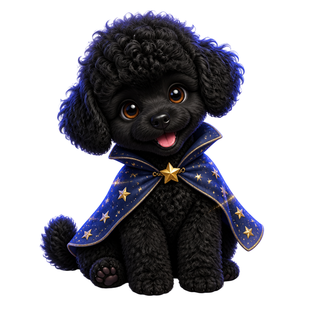 Ture the Poodle, the family mascot